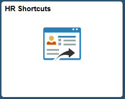 (Tablet) HR Shortcuts Tile