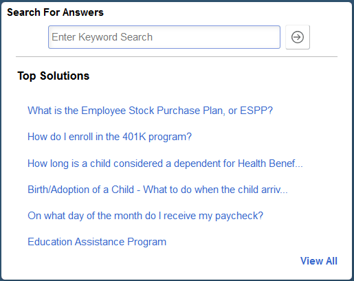 (Tablet) Search for Answers Tile