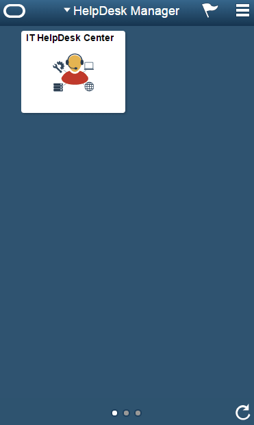 (Smartphone) Helpdesk Manager home page