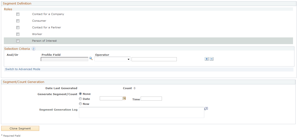 Segment Detail page (2 of 2)