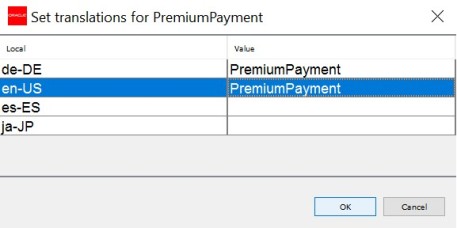 Enter Translation Information