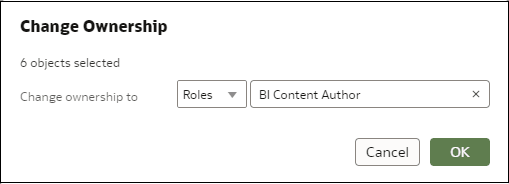 「所有権の変更」ダイアログ 「所有権の変更」ダイアログ