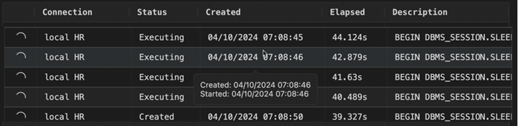 タスク・モニター情報 タスク・モニター情報
