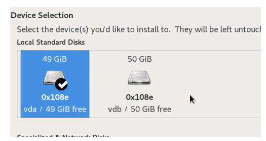 oracle_linux_installation_device_selection.pngの説明は以下のとおりです oracle_linux_installation_device_selection.pngの説明は以下のとおりです