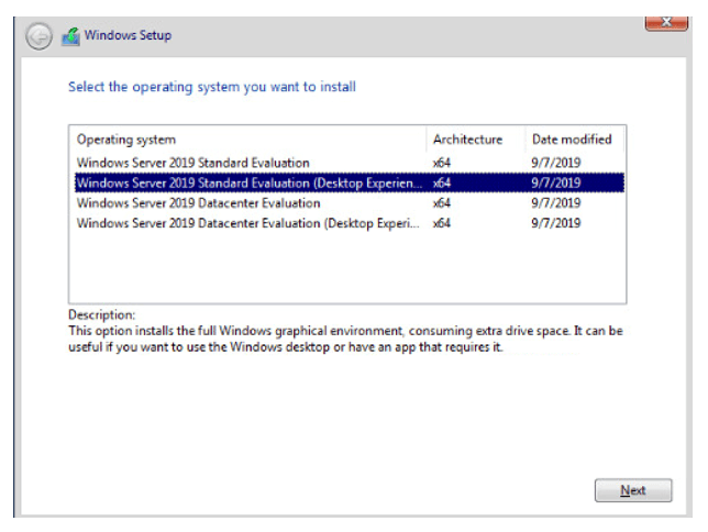 windows_setup_os_selection.pngの説明は以下のとおりです windows_setup_os_selection.pngの説明は以下のとおりです