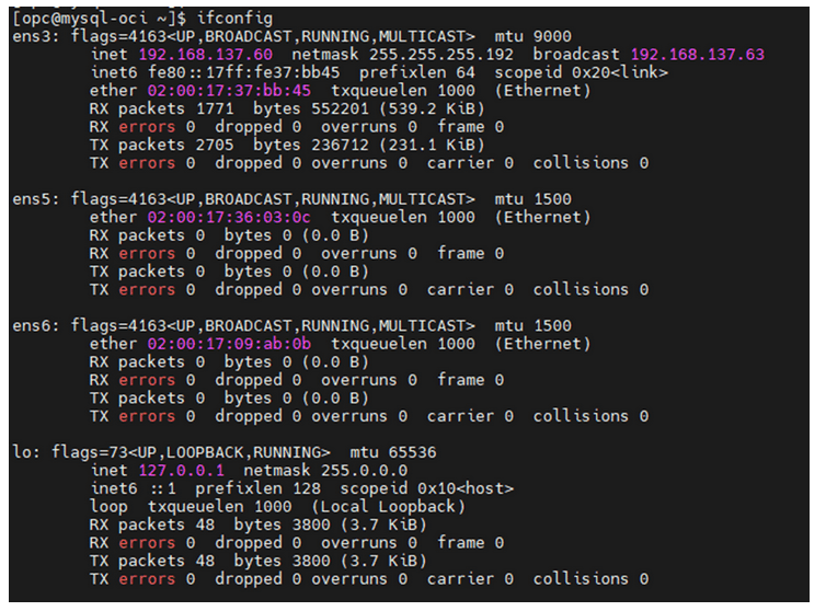 ifconfig