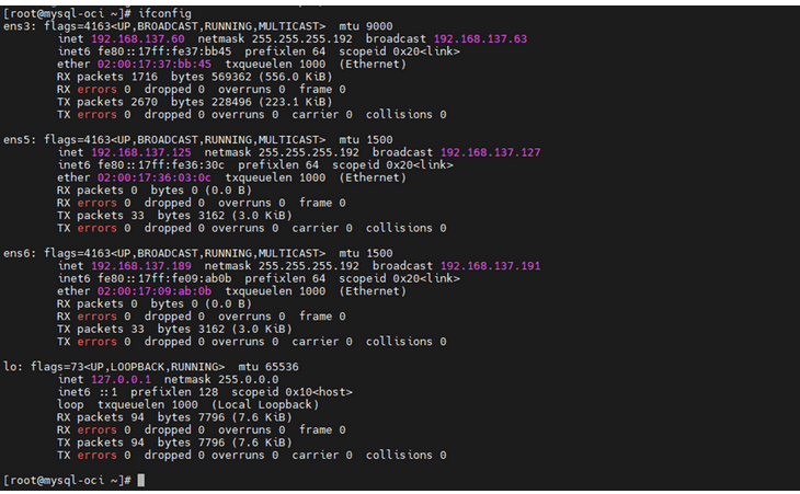 ifconfig