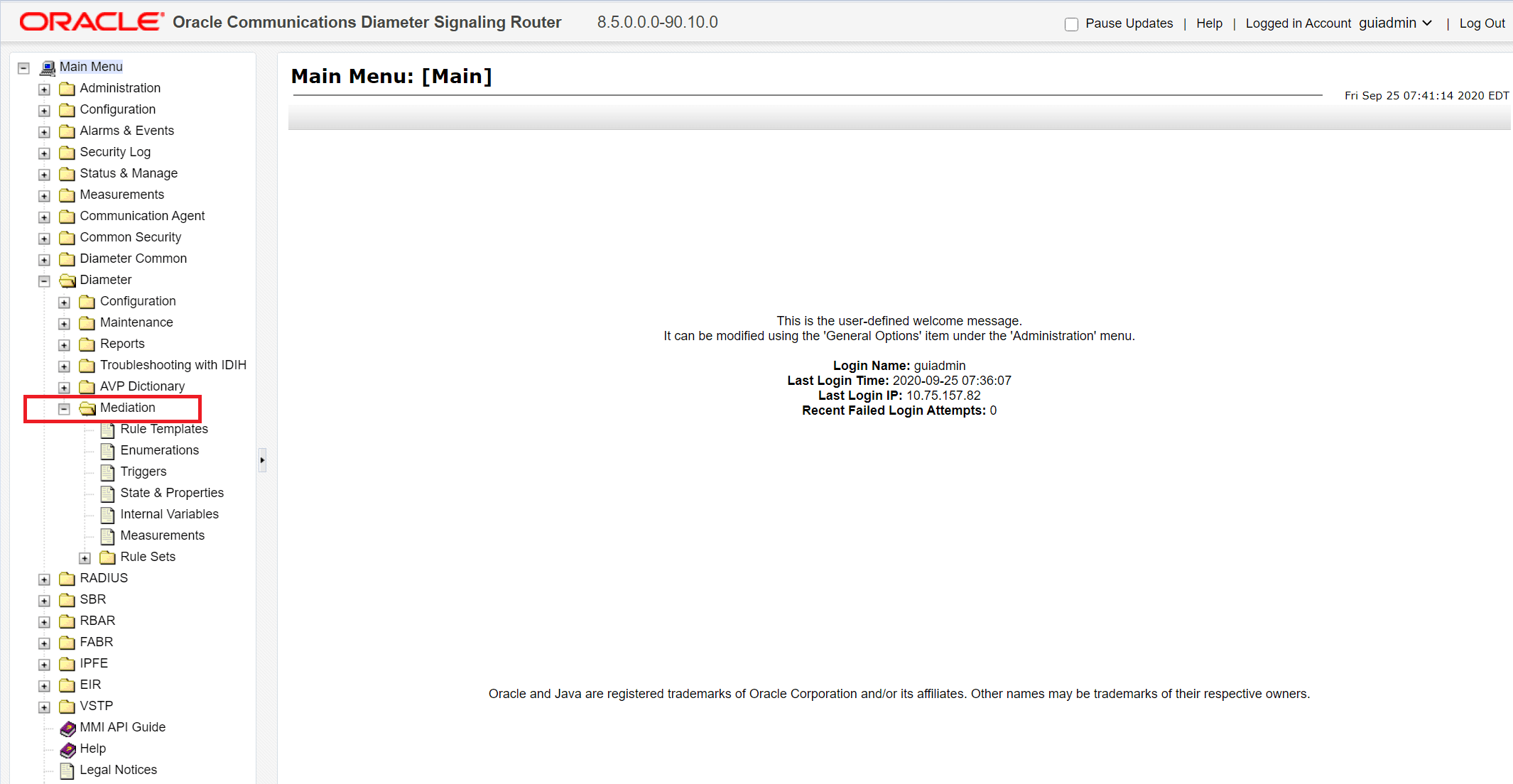 Mediation Enabled Mediation Enabled