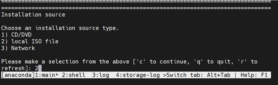 Installation Source Installation Source