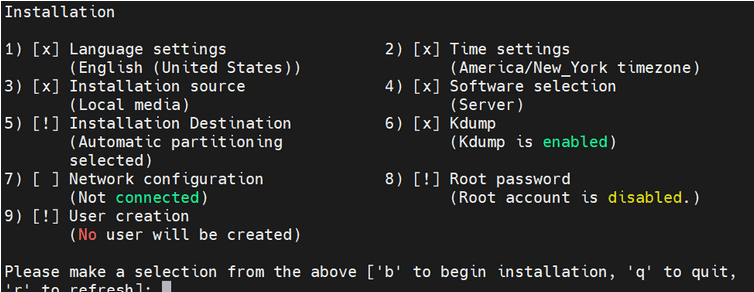 Installation Installation