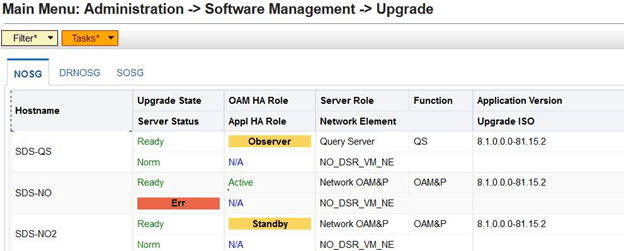 Site Upgrade — NOAM View
