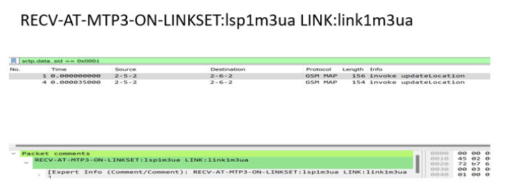 Ingress MTP3 Message