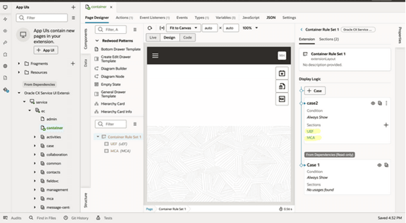 新しいセクションを作成します。