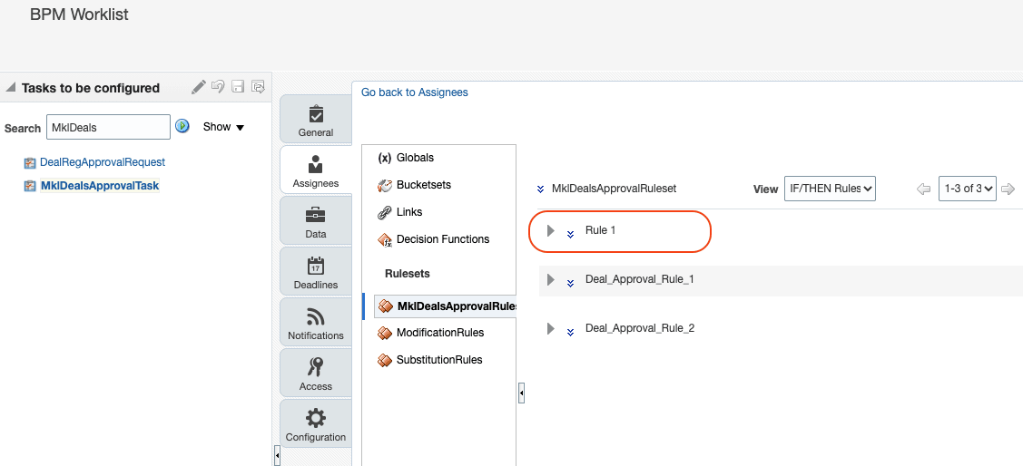 イメージは、ルール1の作成方法を示しています。