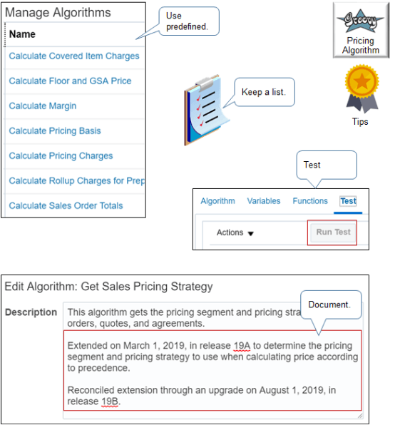 拡張アルゴリズムを管理するためのヒント