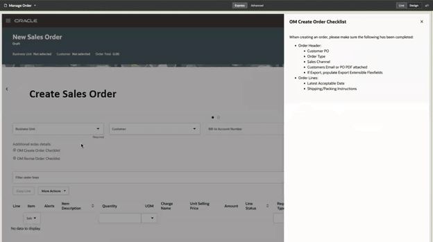 ガイド付きジャーニの右サイド・パネル