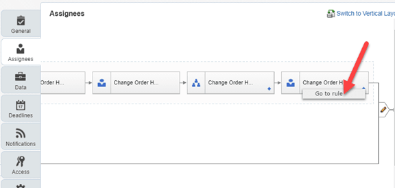 承認ルールの作成ステップの1つ。