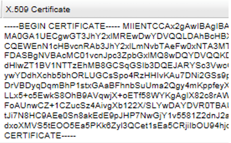 certificate certificate