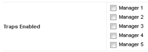 Traps Enabled Traps Enabled