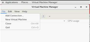 Virtual Machine Manager Virtual Machine Manager