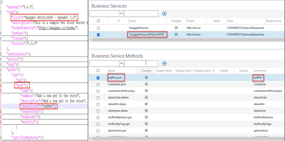 The surrounding text describes the Business Services pane.
