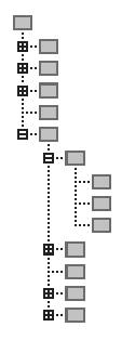 Generic Layout of the SmartScriptPlayerAppletTree (Tree Only) Template. This image is described in surrounding text.