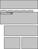 Generic Layout of the View Detail (Grandchild Indented) Template. This image is described in surrounding text.