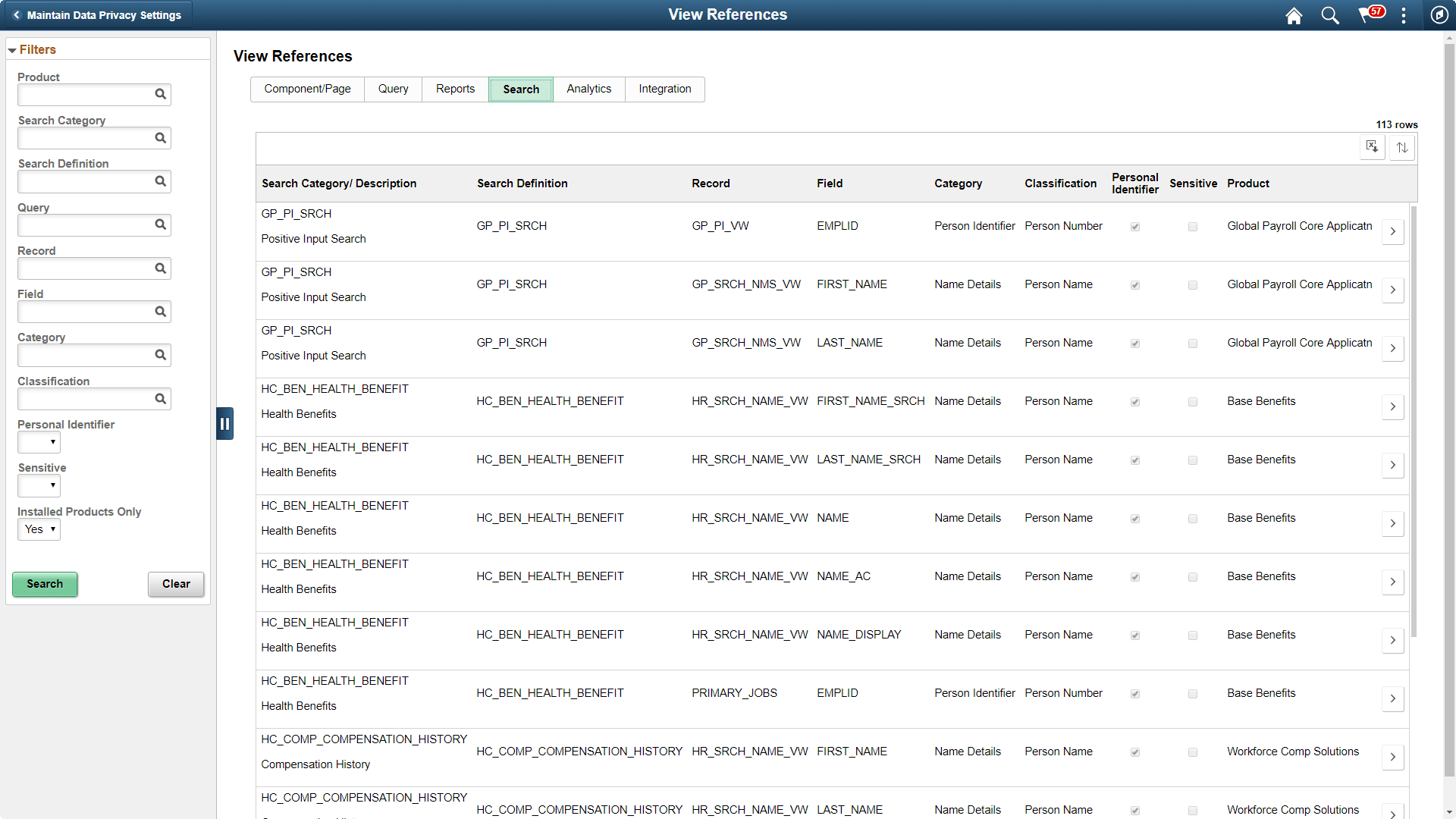 View Reference Page_Search