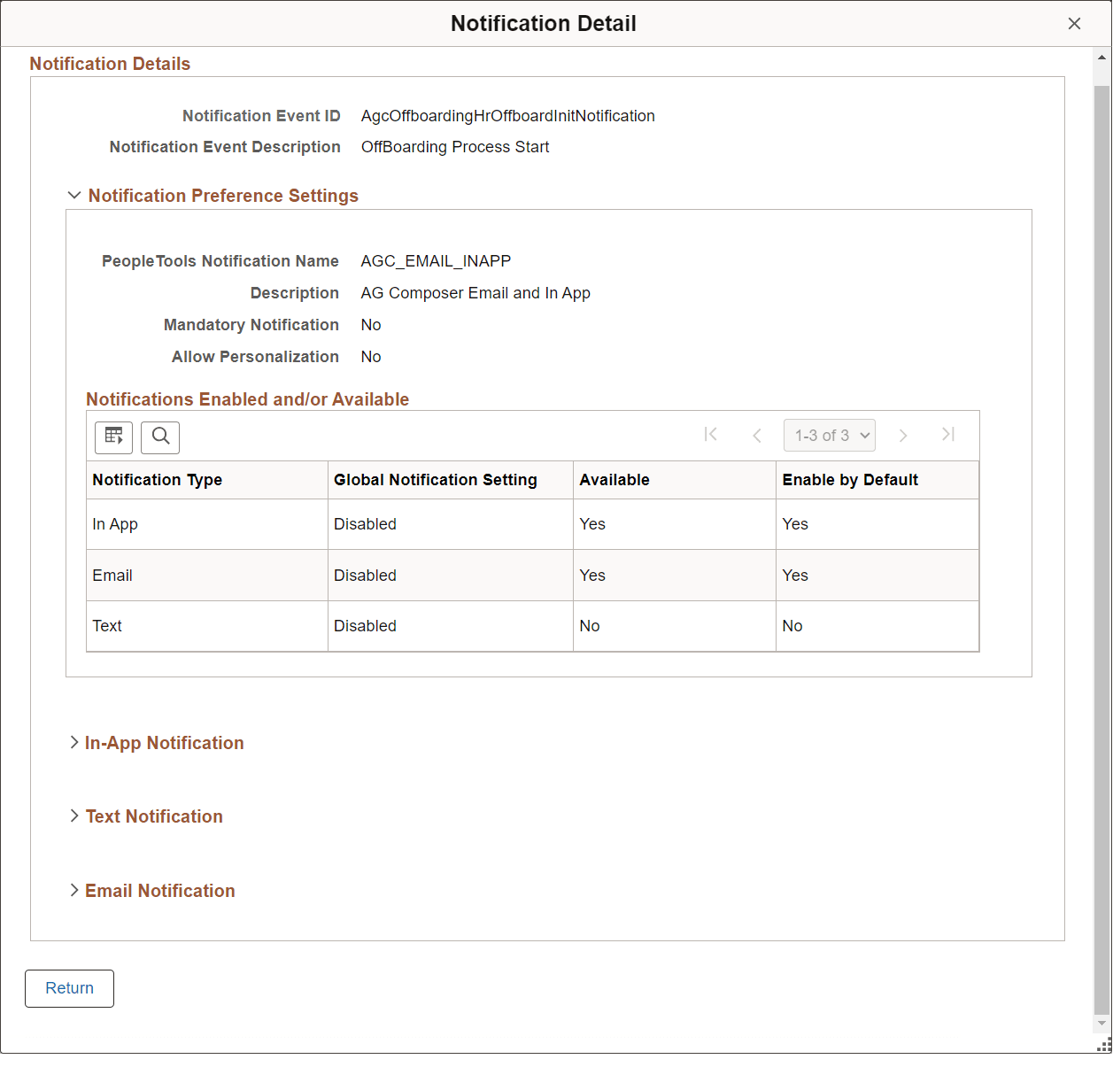 Notification Detail page (when Notification Composer is enabled)