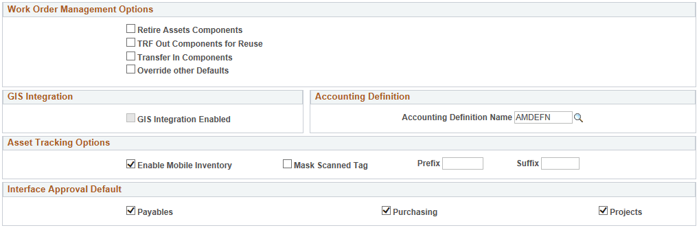 Interface Options Page (2 of 2)