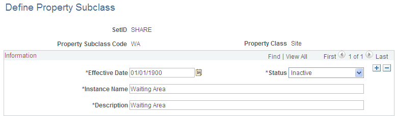 Define Property Subclass page