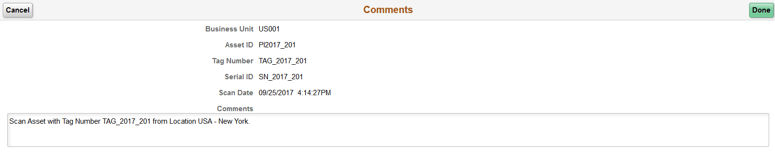 Edit Comments Location Change