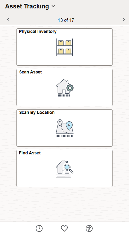 Asset Tracking Fluid Home page_Smartphone