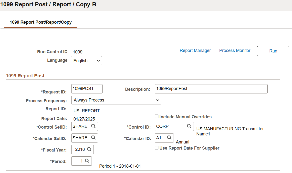 1099 Report Post Report Copy B Page (1 of 2) Before 2019