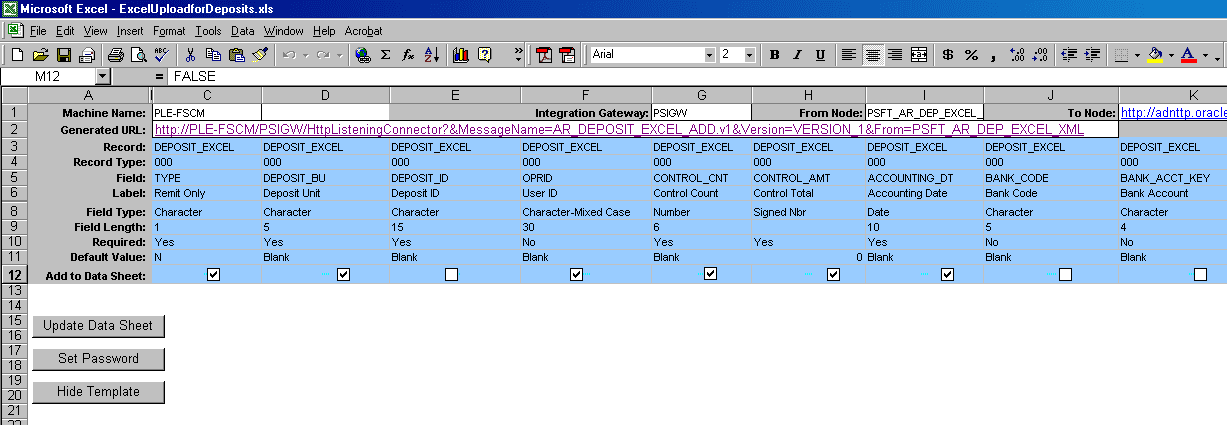 Spreadsheet Payment -Template worksheet