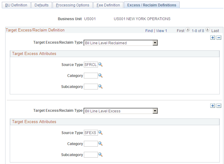 Excess/Reclaim Definitions page (1 of 3)