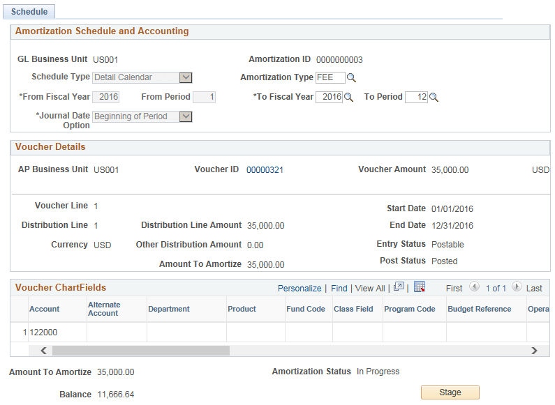 Amortization Schedule page 1 of 2