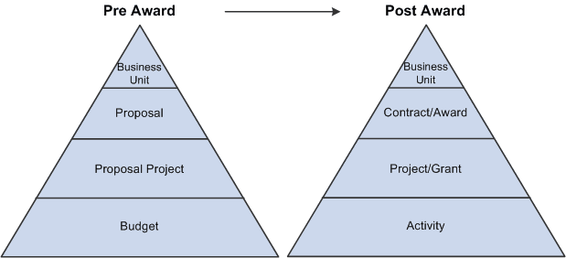 Pre award to post award flow