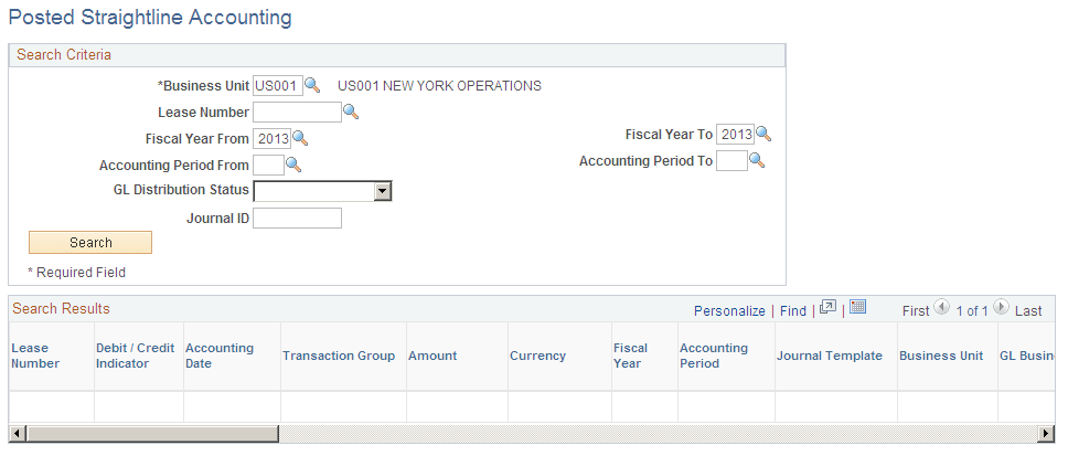 Posted Straightline Accounting page
