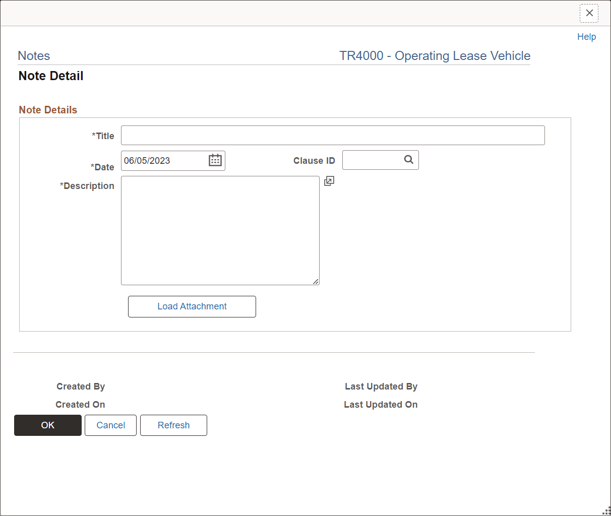Notes - Note Detail page