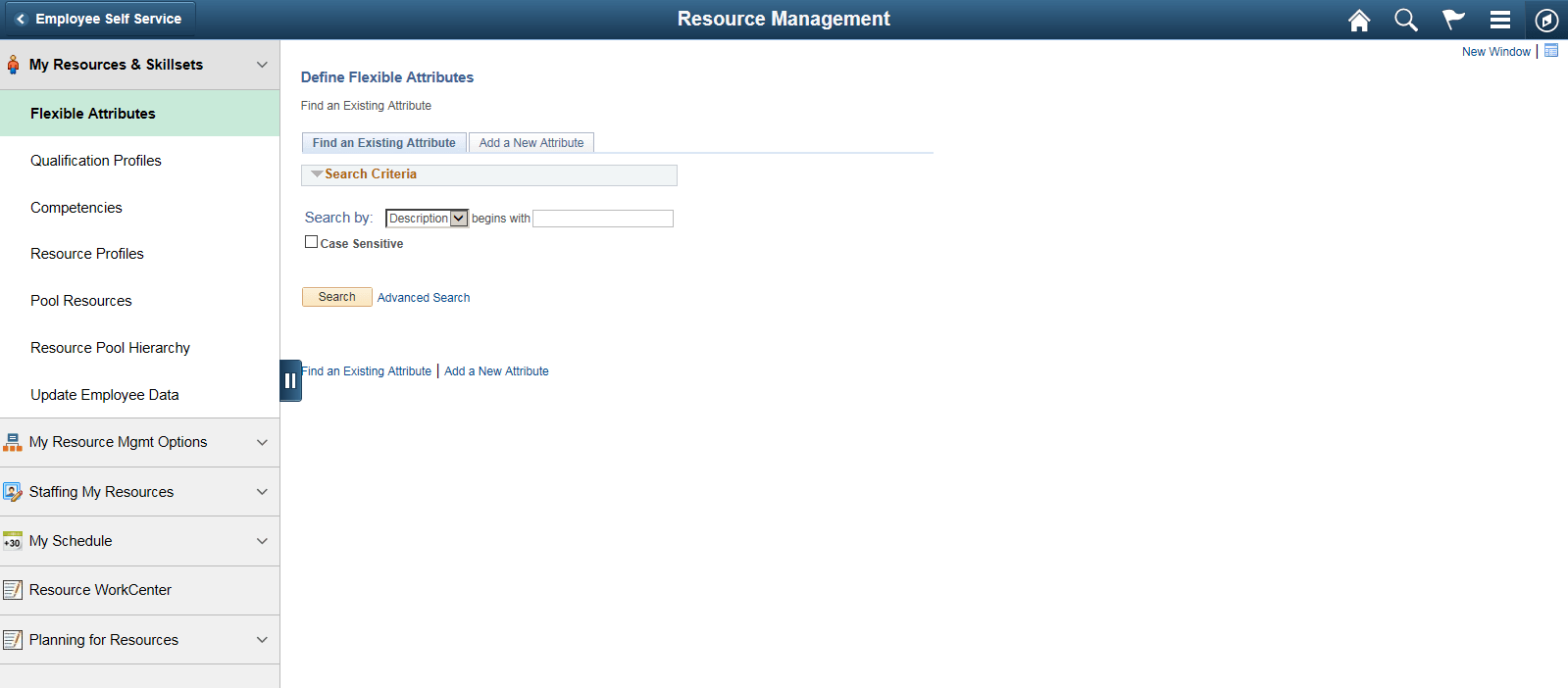Resource Management Navigation Collections