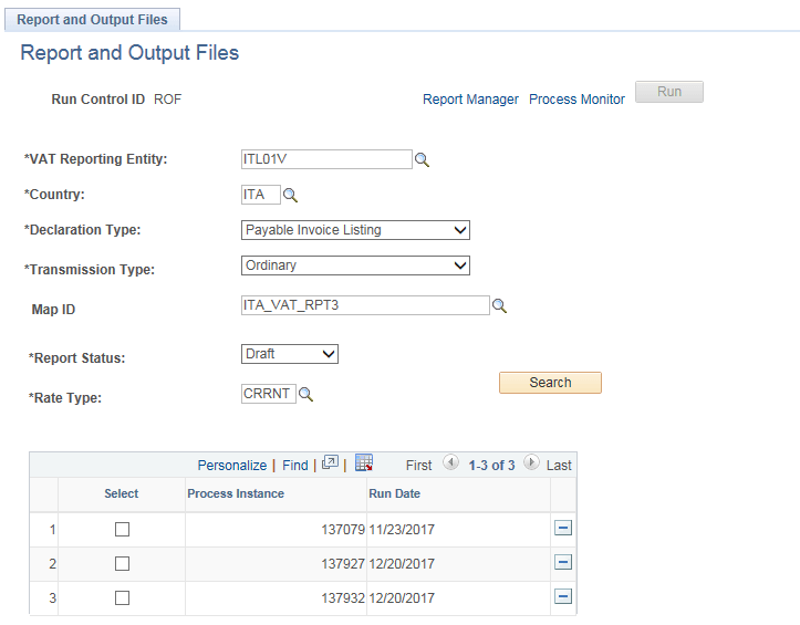 Report and Output Files