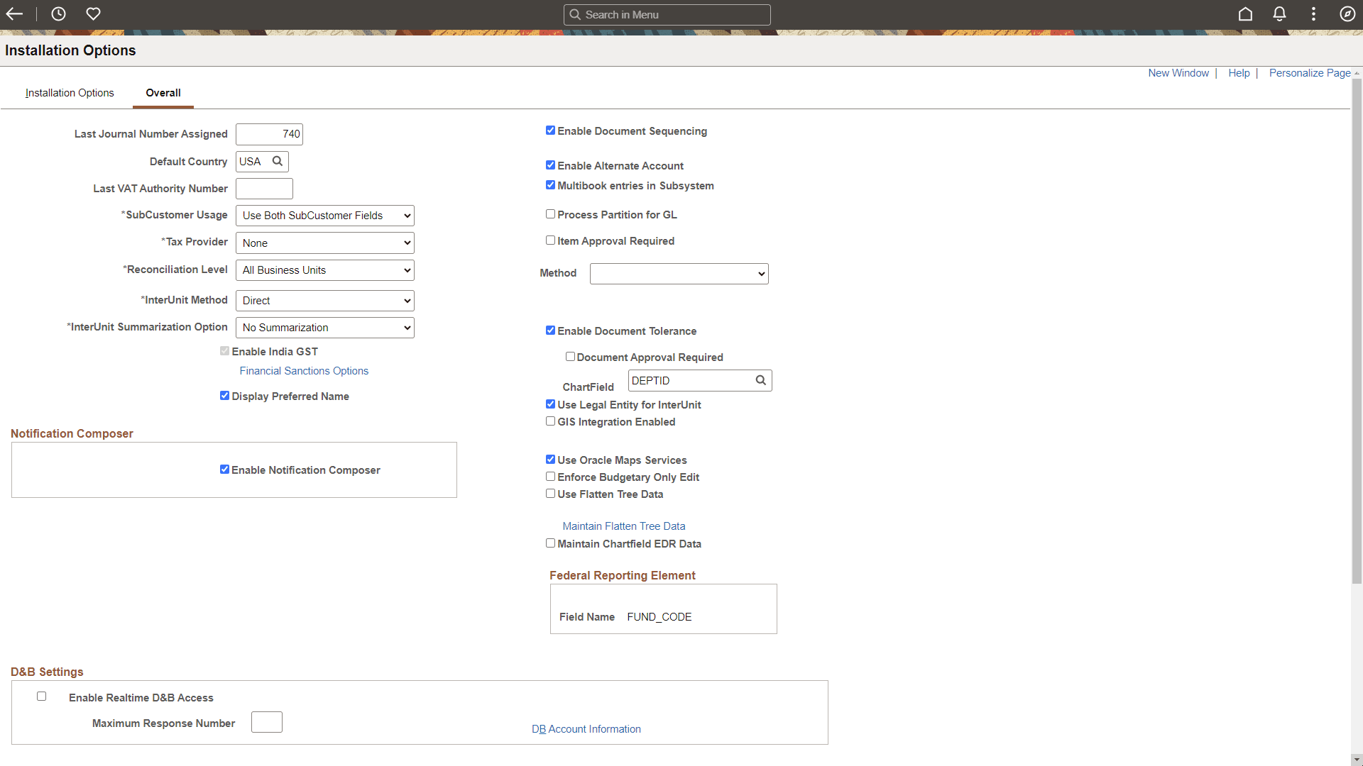 Installation Options: Overall (1 of 2)