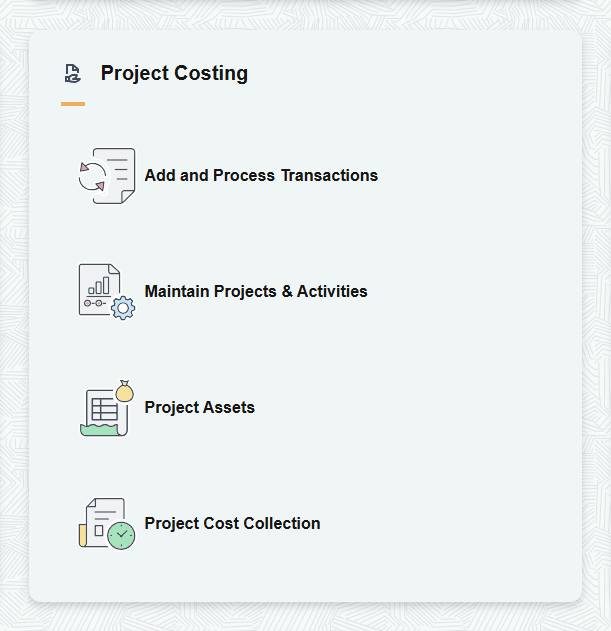Project Costing Section