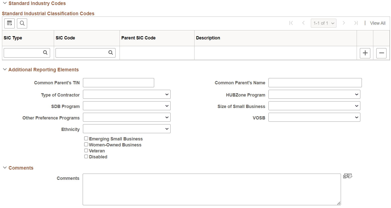 Suppliers - Identifying Information page (4 of 4)