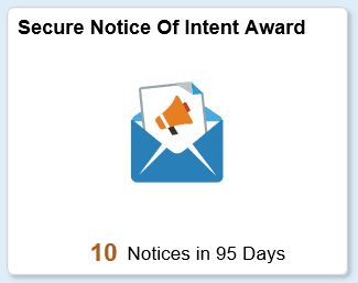 Secure Notice of Intent To Award tile