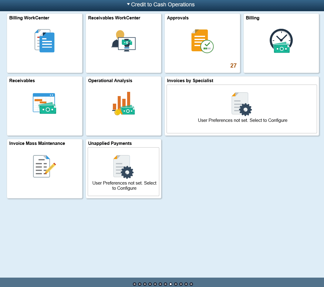 Credit to Cash Operations Desktop