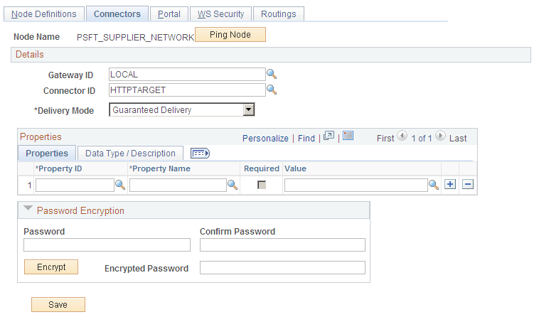 Nodes-Connectors page