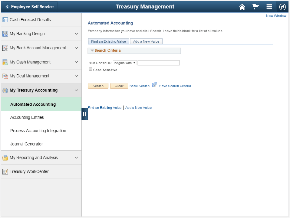 (Tablet) Treasury page