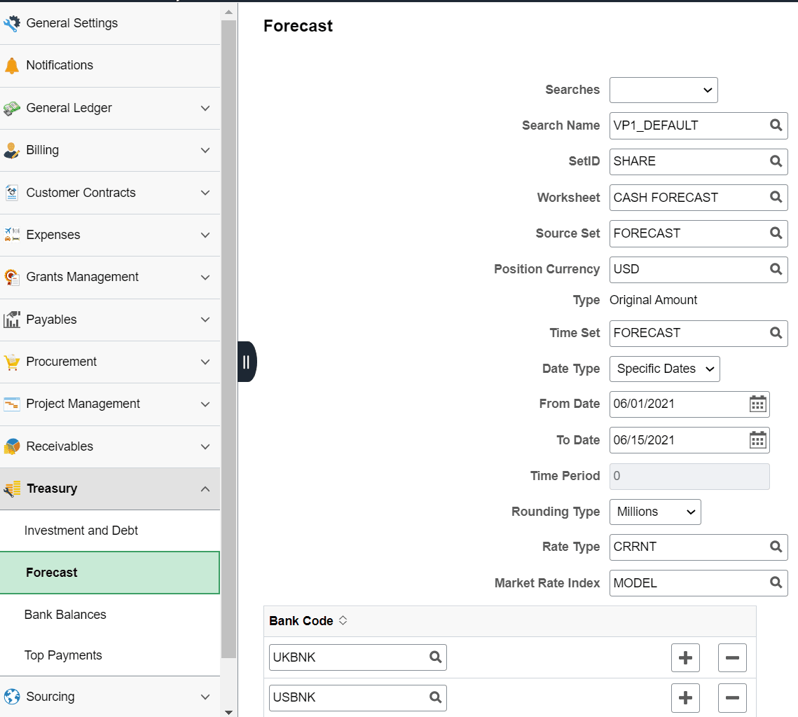 Fluid My Preferences - Forecast page